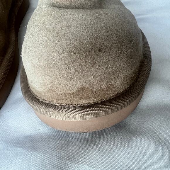 Koolaburra by UGG Women’s Size 10 Brown Suede Faux Fur Winter Boots Zip Up - Picture 5 of 9